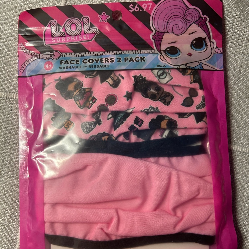 LOL Surprise! Face Masks (2 face masks total)